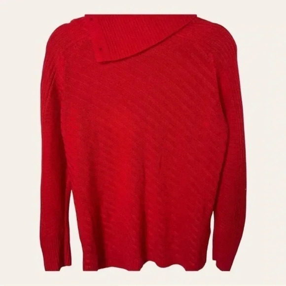 WOMEN’S LIZ CLAIBORNE SWEATER TURTLE NECK WITH FAUX BUTTONS SIZE‎ LARGE - Picture 6 of 6